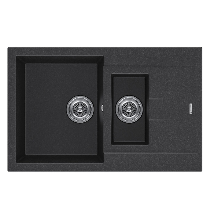 Мойка KuchenStern Plat 60-2 a-Granit антрацит фото