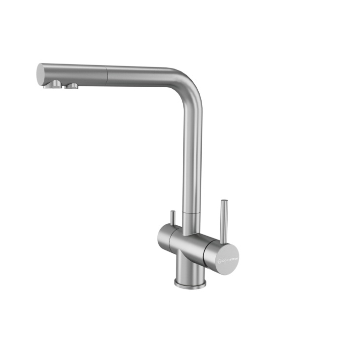 Смеситель KuchenStern Fokus-F нерж. сталь фото