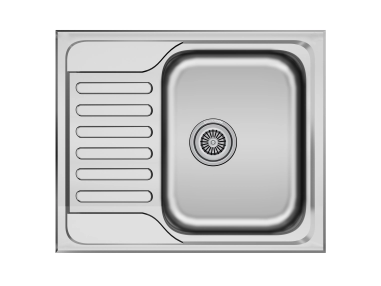 Мойка KuchenStern Basis 45 Aisi 304/R65 нерж. сталь фото