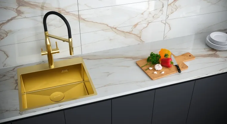 Мойка KuchenStern Werk 60 Aisi 304/R10 нержавеющая сталь	 фото