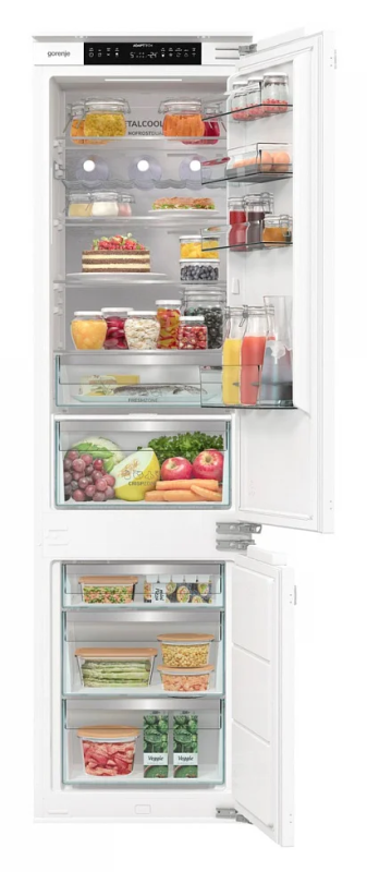 Холодильник Gorenje NRKI519E82WF встр. NoFrost 193см. фото