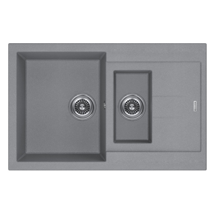 Мойка KuchenStern Plat 60-2 a-Granit титан фото