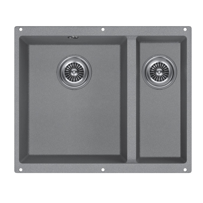 Мойка KuchenStern Under 60-2 Ku-Granit титан фото