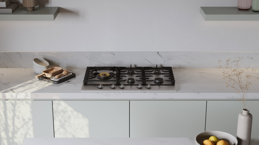 Поверхность газовая Asko HG1776SB нерж. сталь фото