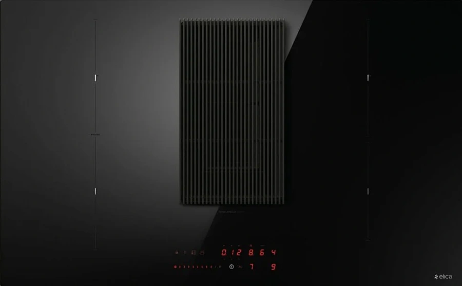 Поверхность индукционная с вытяжкой Elica Nikolatesla Prime S BL/A/83 черный фото