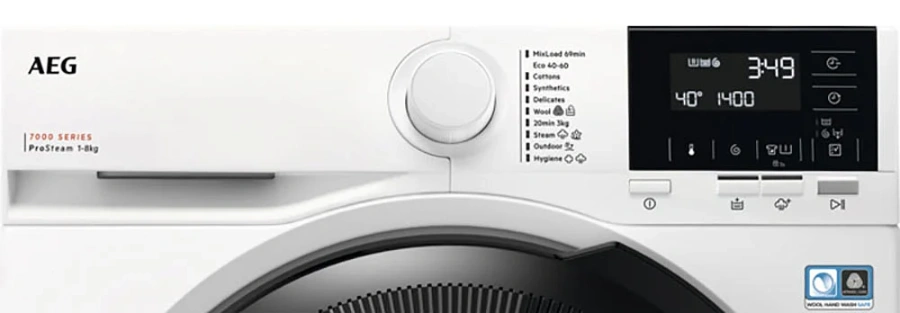 Стиральная машина AEG LFR71844SBE 8 kg 1400 об/мин 57 см 7000 ProSteam фото