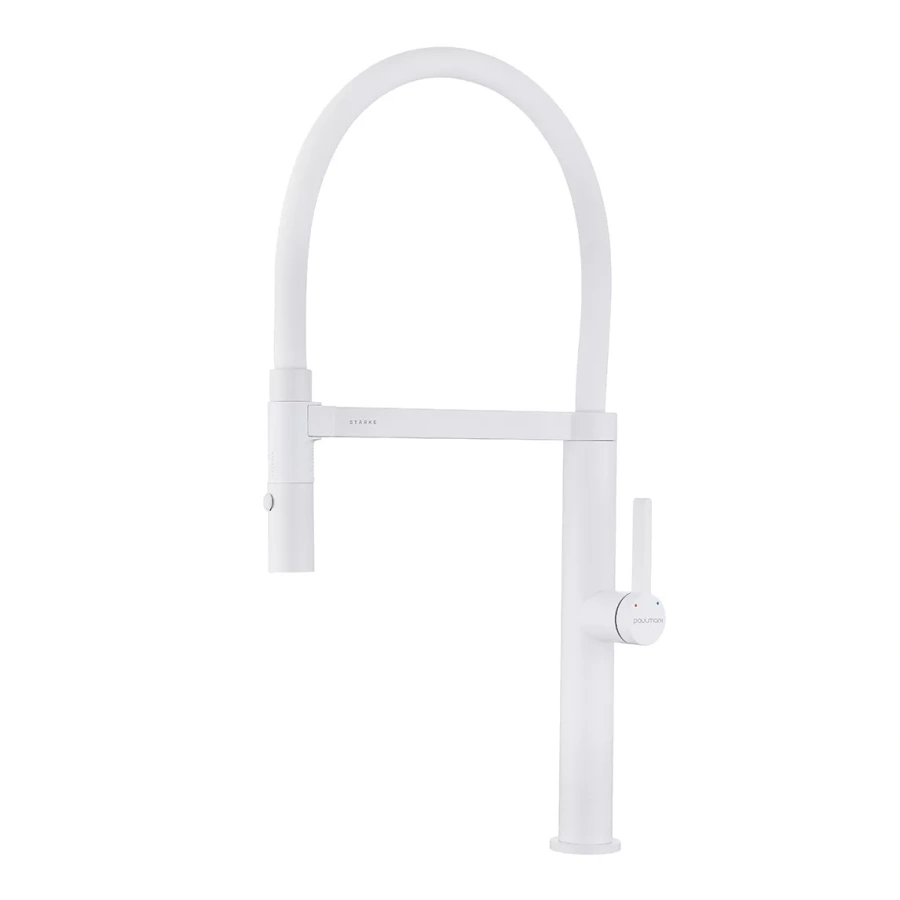 Смеситель Paulmark Leader Le214101-WH белый матовый фото