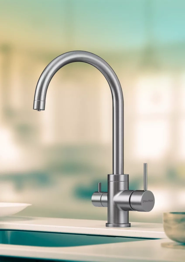 Смеситель Paulmark Essen Es213211-BS брашированная сталь фото