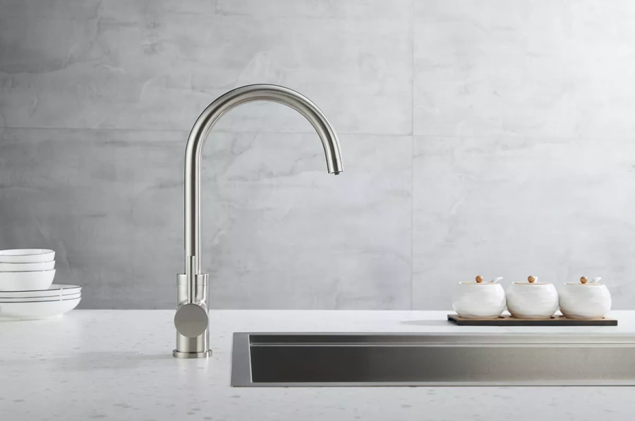 Смеситель Paulmark Essen Es213211-BS брашированная сталь фото