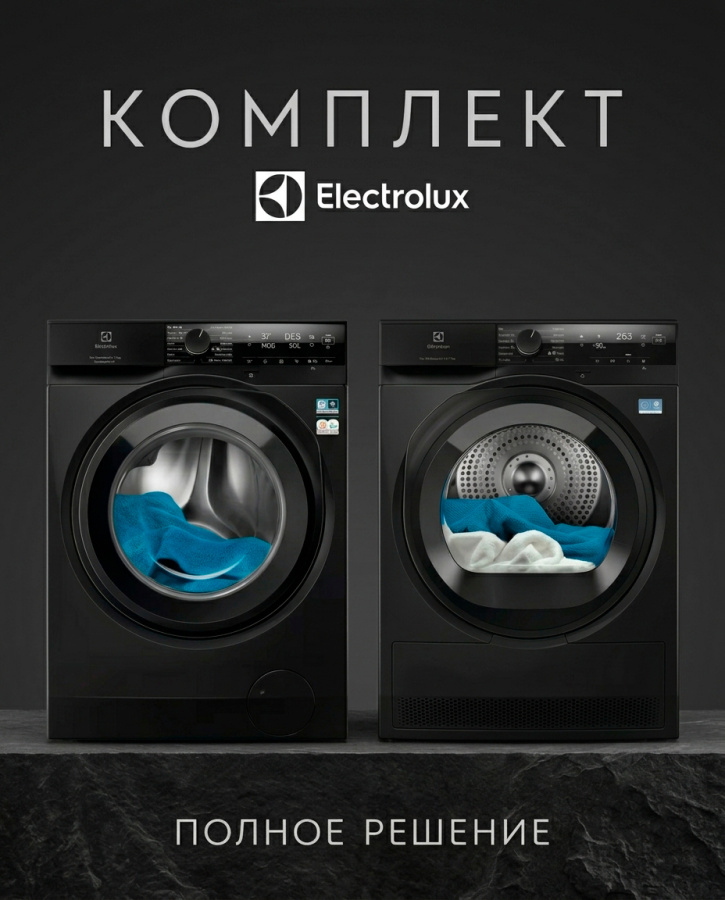 Комплект стиральной и сушильной машины Electrolux EW7FG4492UDE + EW7D495UDE фото