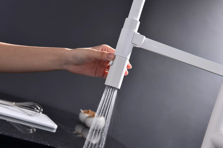 Смеситель Paulmark Leader Le214101-WH белый матовый фото