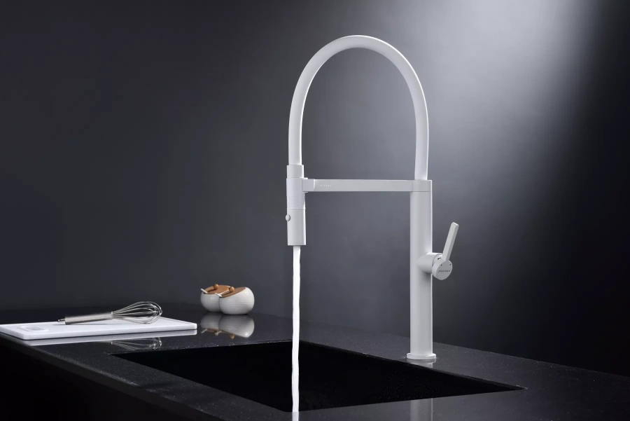 Смеситель Paulmark Leader Le214101-WH белый матовый фото