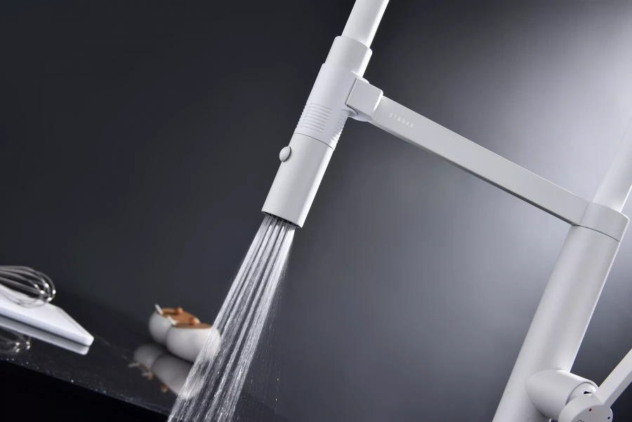 Смеситель Paulmark Leader Le214101-WH белый матовый фото