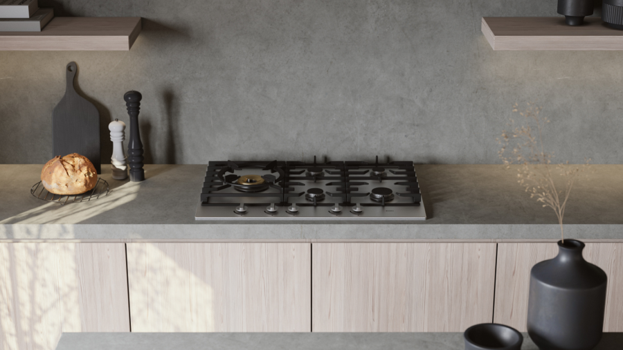 Поверхность газовая Asko HG1776SB нерж. сталь фото